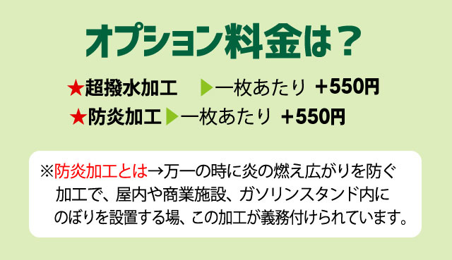 オプション料金